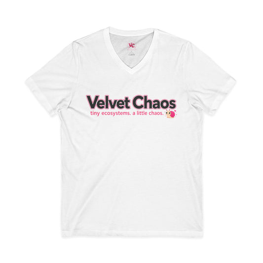 Velvet Chaos Classic V-Neck Tee